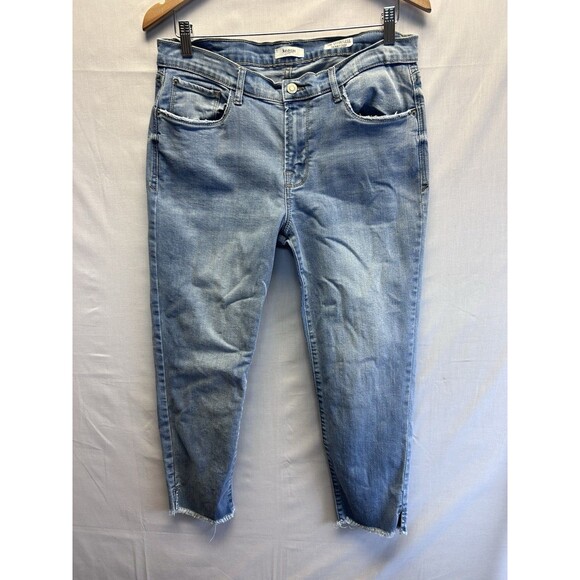 Kensie Girl Denim - Kensie Jeans Effortless Skinny Crop Light Wash Raw Hem Women’s 10